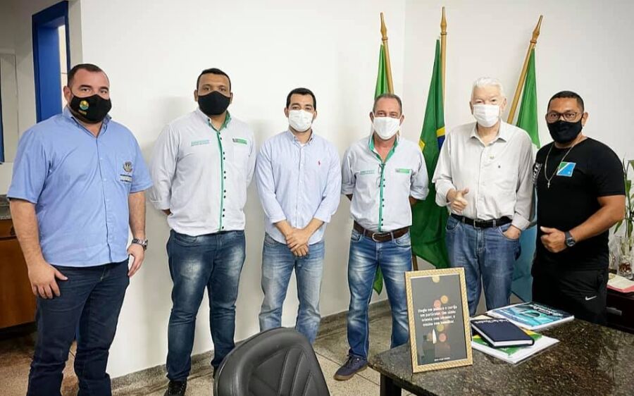 Prefeito de Rio Verde recebe visita  da diretoria da Fundesporte