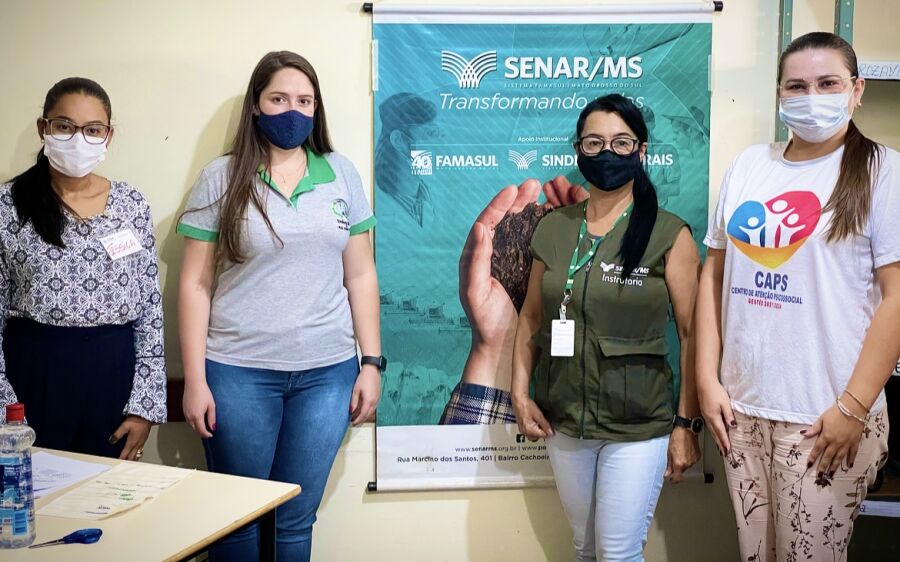 CAPS promove curso profissionalizante em parceria com o Sindicato Rural em Rio Verde