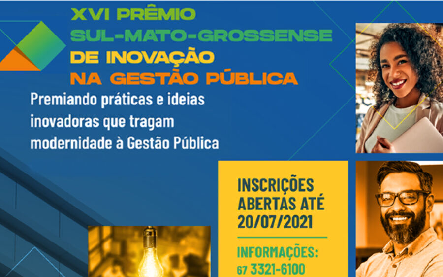 Inscrições abertas para XVI Prêmio Sul-mato-grossense de Inovação na Gestão Pública