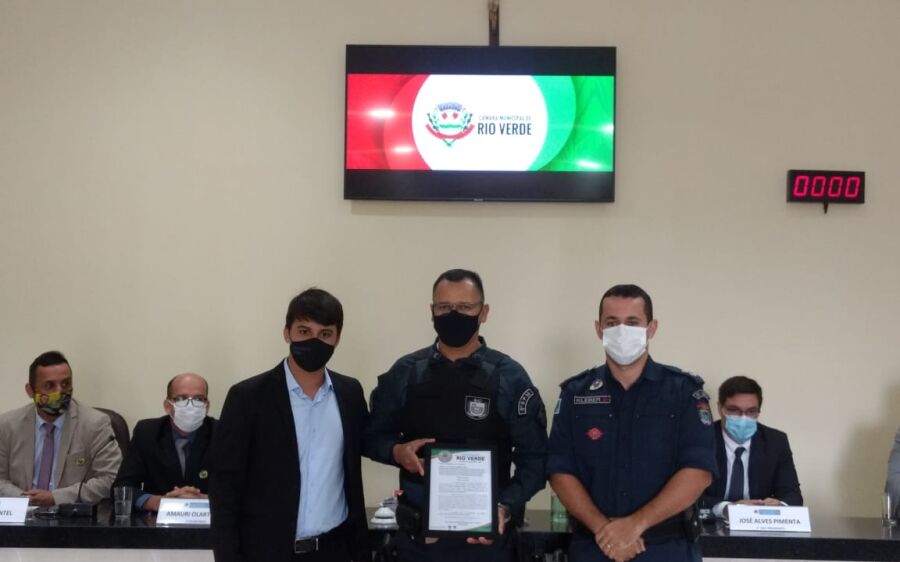 Policial Militar é homenageado com moção de congratulação