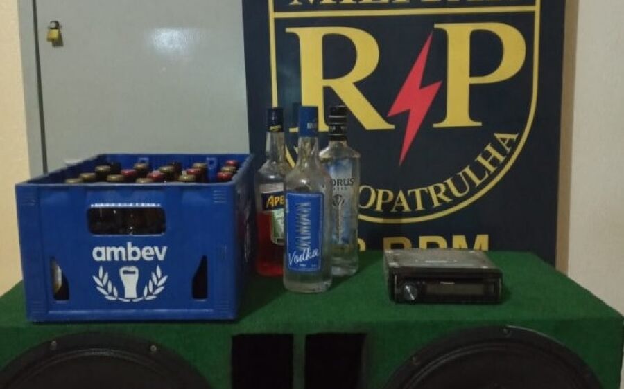 Polícia Militar chega de “surpresa” e acaba com festas em casa e rancho de Coxim
