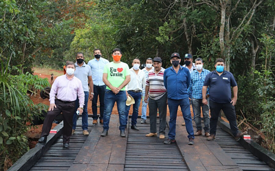 Com investimento de mais de R$ 83 mil, Prefeitura entrega ponte do Assentamento Santo Antônio