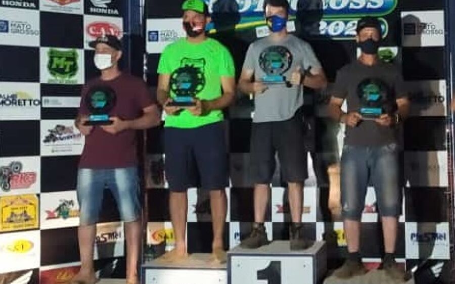 Piloto de Rio Verde conquista dois pódios em etapa do Mato-grossense de Motocross 2021