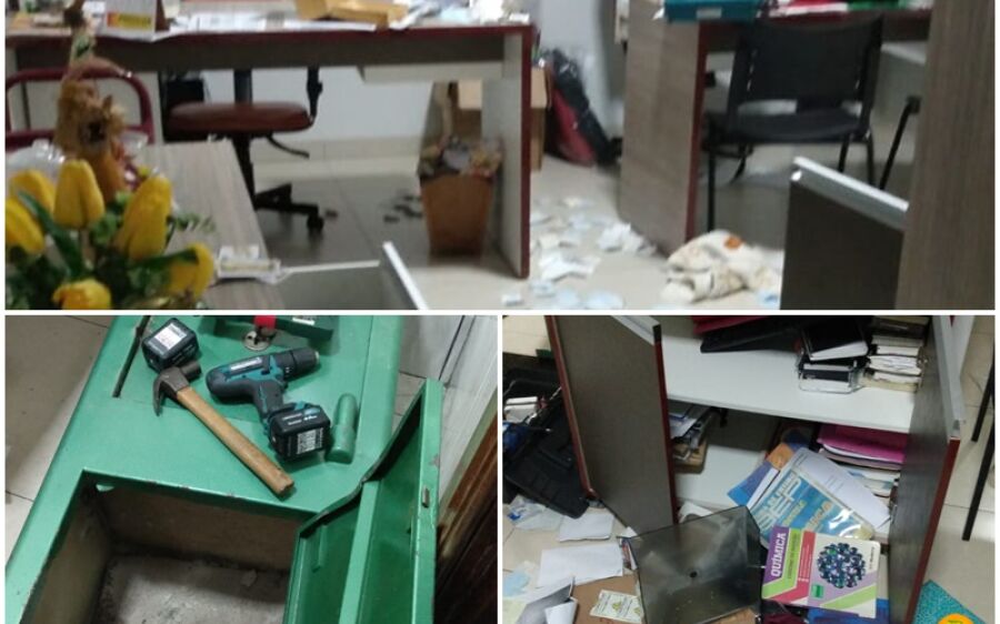 Polícia Civil investiga furto e arrombamento de cofre de papelaria em Coxim