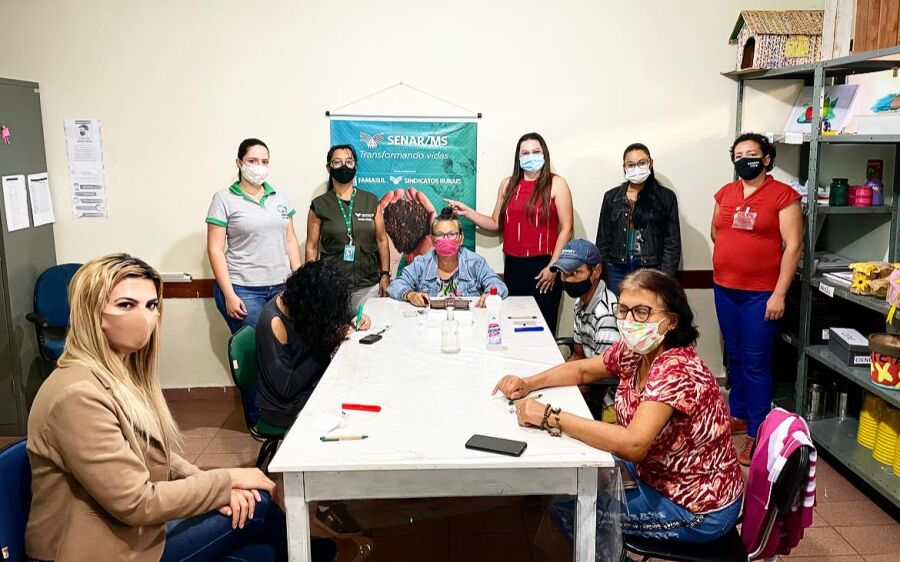 CAPS promove curso profissionalizante em parceria com o Sindicato Rural 