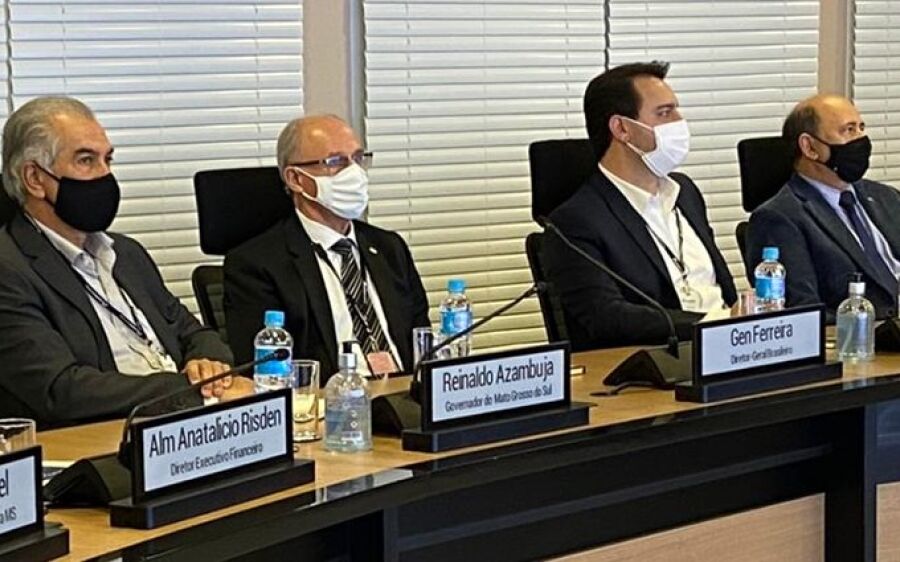 Reinaldo Azambuja propõe projeto com Itaipu para combater assoreamento nos rios Iguatemi e Amambai