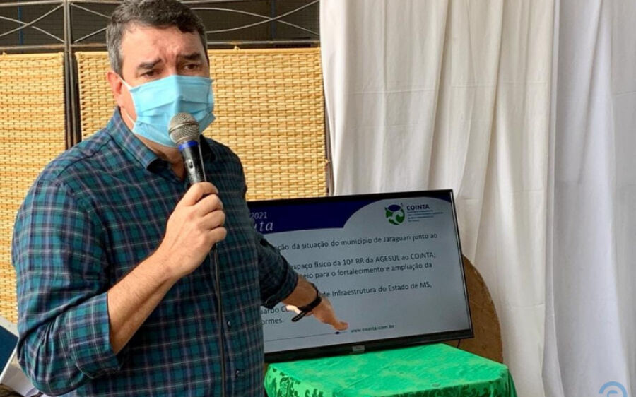 Riedel promete levantamento de estrada em Coxim, mas Estado faz só cascalhamento