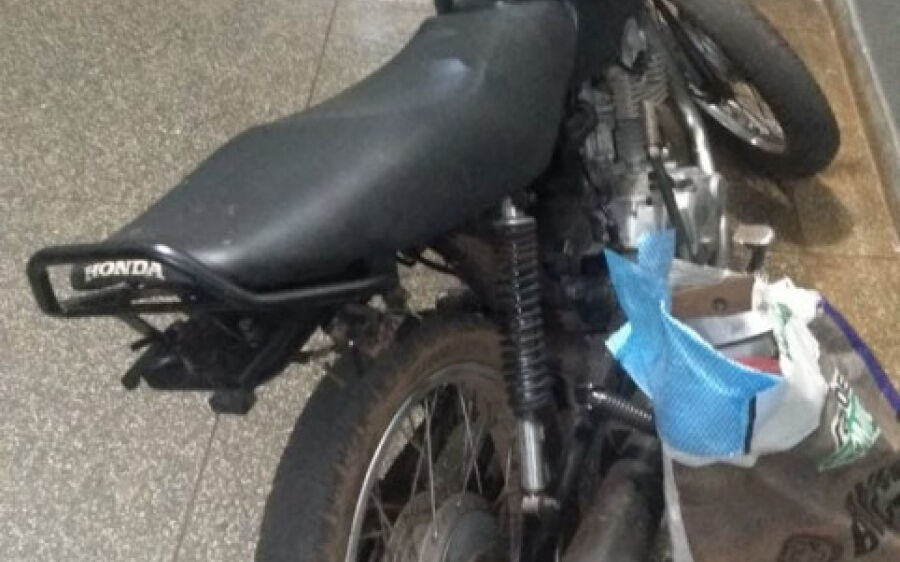 Polícia Militar recupera motocicleta furtada e prende receptador