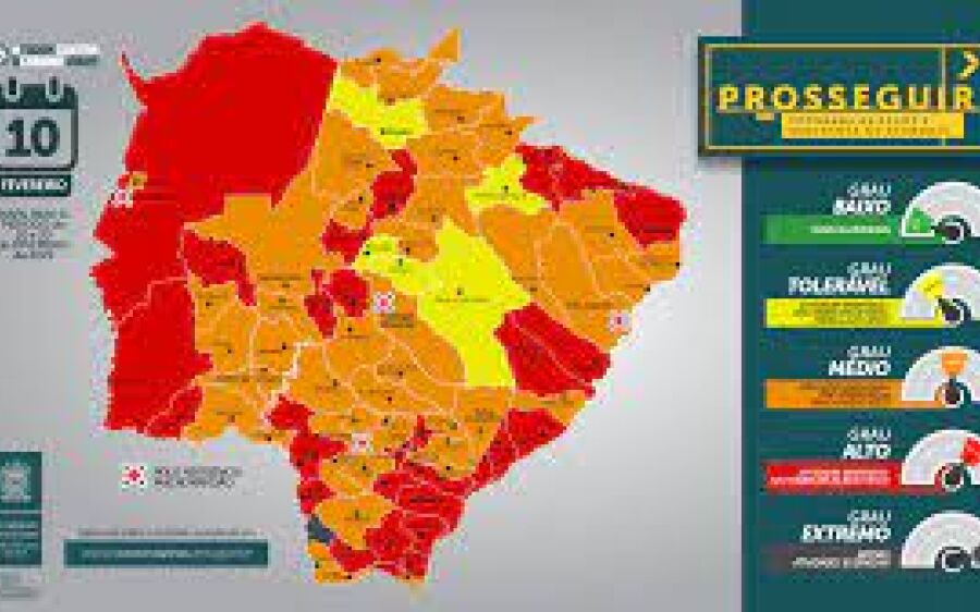 Campo Grande volta para bandeira vermelha em nova análise sobre contágio da Covid