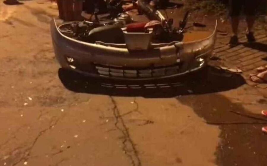 Motorista atropela e arrasta homem por 50 metros e foge sem prestar socorro