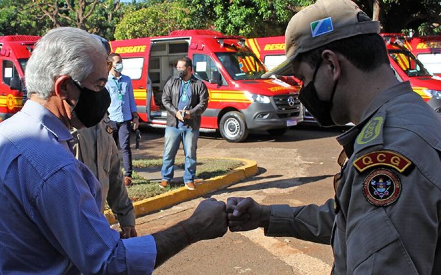 Dia Nacional do Bombeiro: orgulho enorme da categoria, diz governador Reinaldo Azambuja