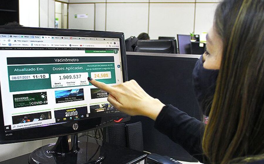 Vacinômetro no Portal MS amplia transparência da imunização no Estado