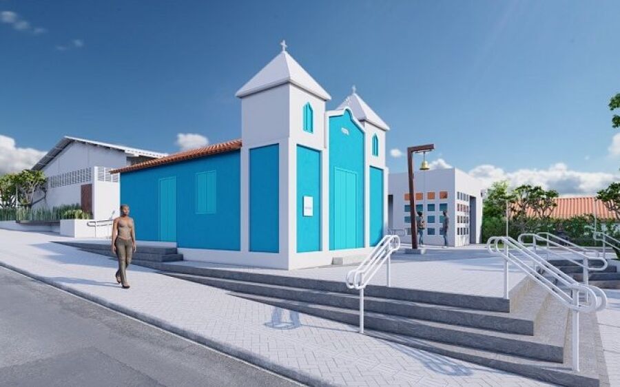 Projeto de restauração da Igreja da Comunidade Tia Eva foi entregue nesta sexta-feira
