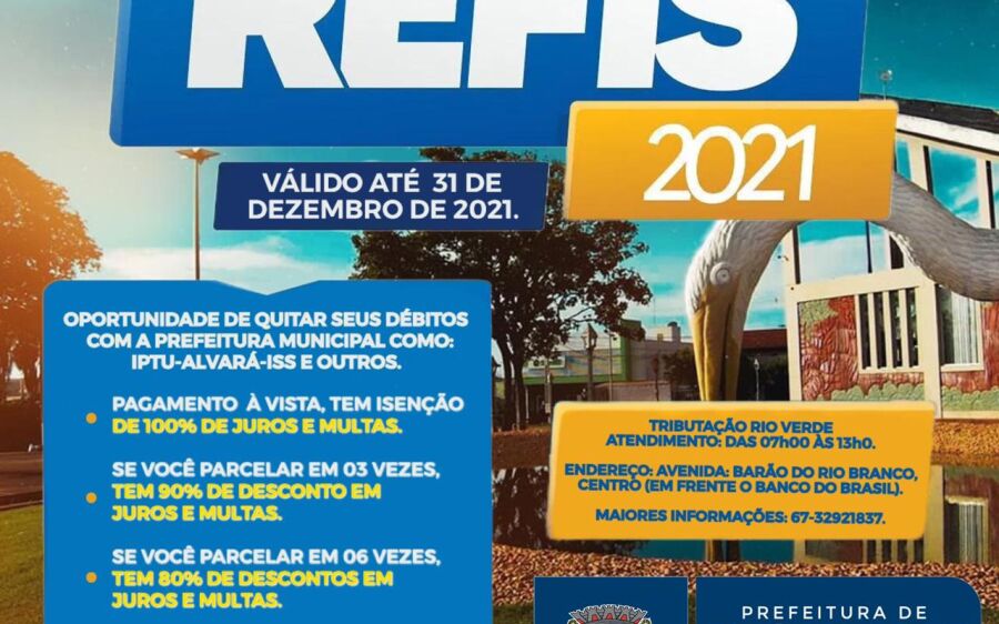 Prefeitura Municipal de Rio Verde está refinanciando débitos fiscais