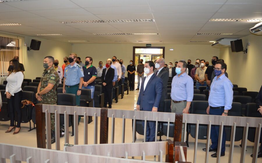 Subcomandante do 5º BPM participa da solenidade de assinatura de convênio