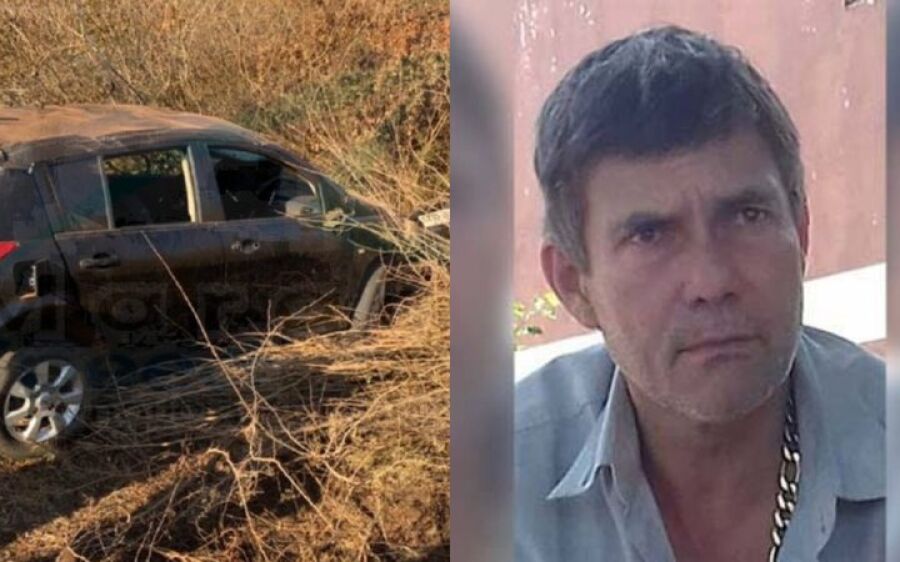 Desaparecido encontrado morto foi arremessado a 30 metros de carro que capotou em rodovia