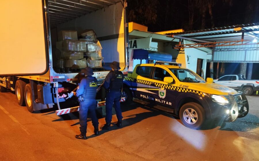 Casal é preso em rodovia de MS transportando 505 quilos de cocaína em carga de carne bovina