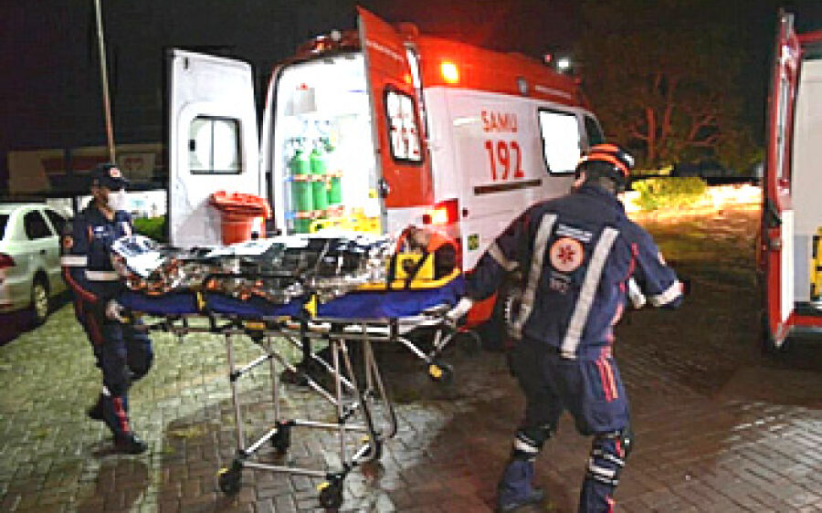 Em julho Samu de  Coxim realizou 127 ocorrências