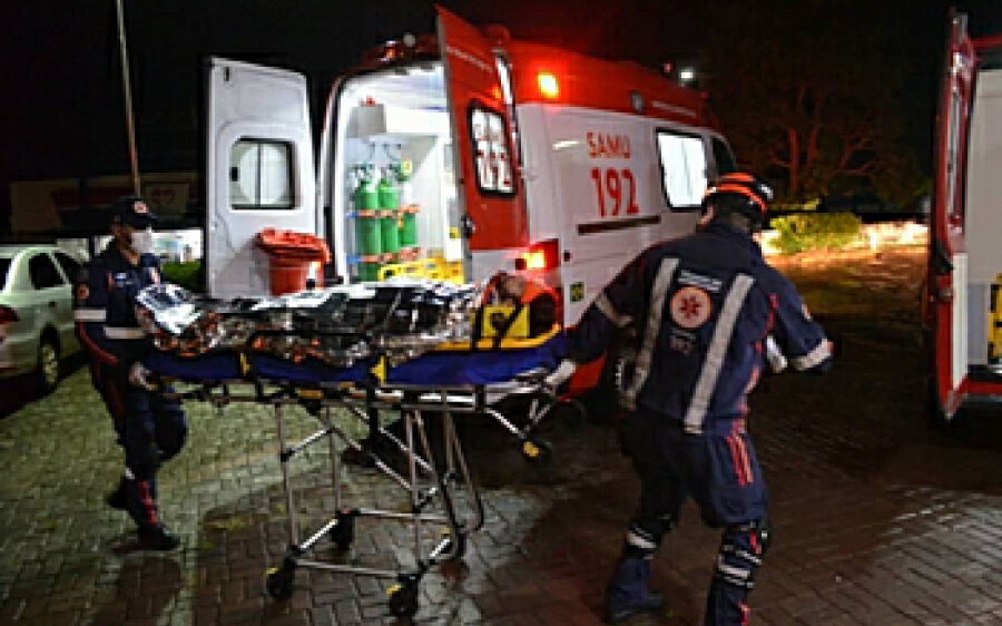 Em julho Samu de Coxim realizou 127 ocorrências