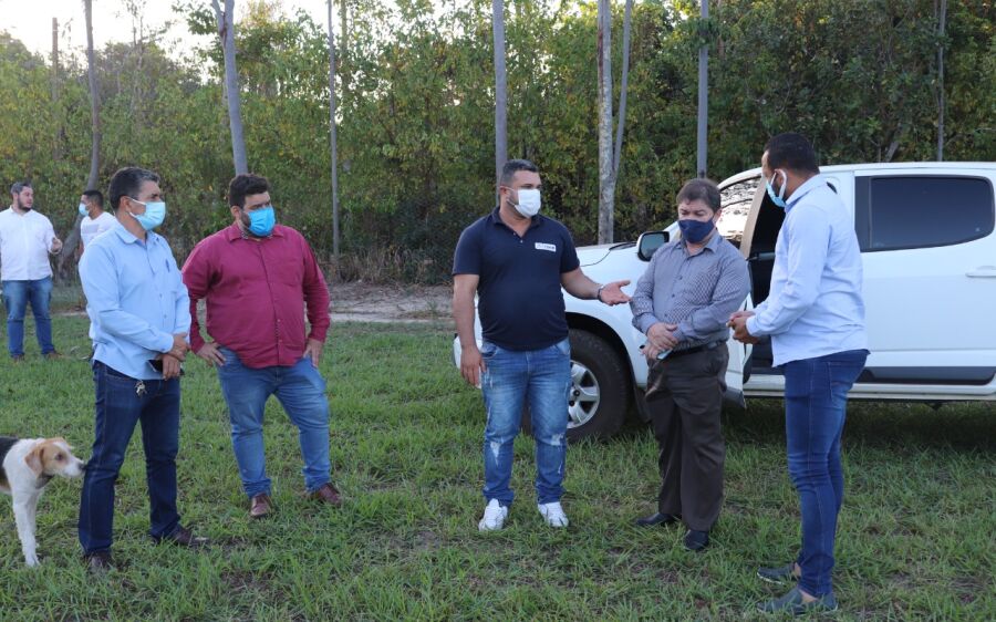 Marcinho Souza solicita área de lazer para a Vila da Barra via deputado estadual Evander Vendramini