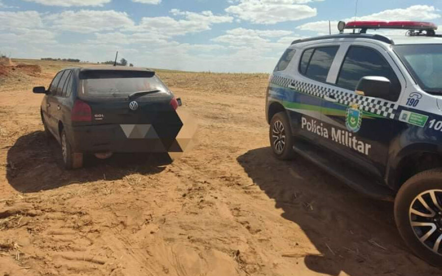 Polícia Militar recupera veículo levado durante assalto em Cassilândia