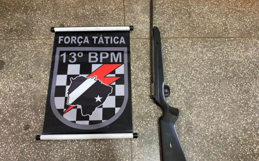 Polícia Militar prende jovem por porte ilegal de arma de fogo em Paranaíba