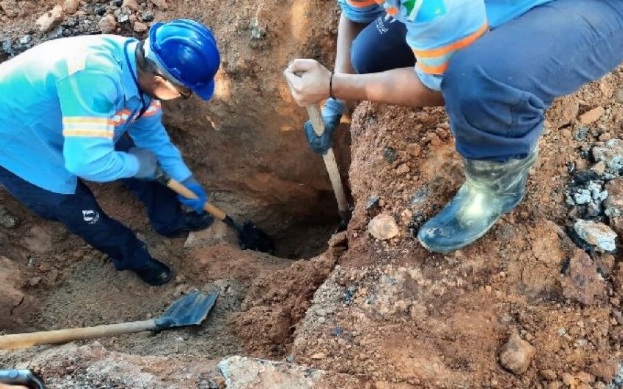 Regional da Sanesul de Coxim intensifica combate as perdas de água