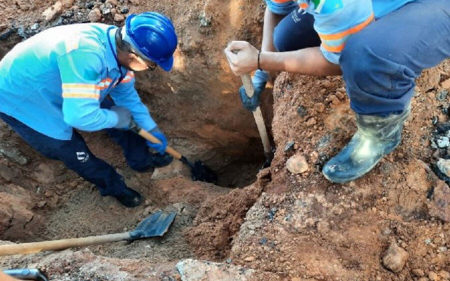 Regional da Sanesul de Coxim  intensifica combate as perdas de água