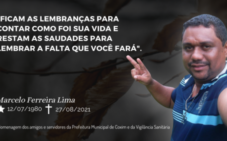 Prefeito decreta luto oficial por três dias pelo falecimento do servidor Marcelo Ferreira