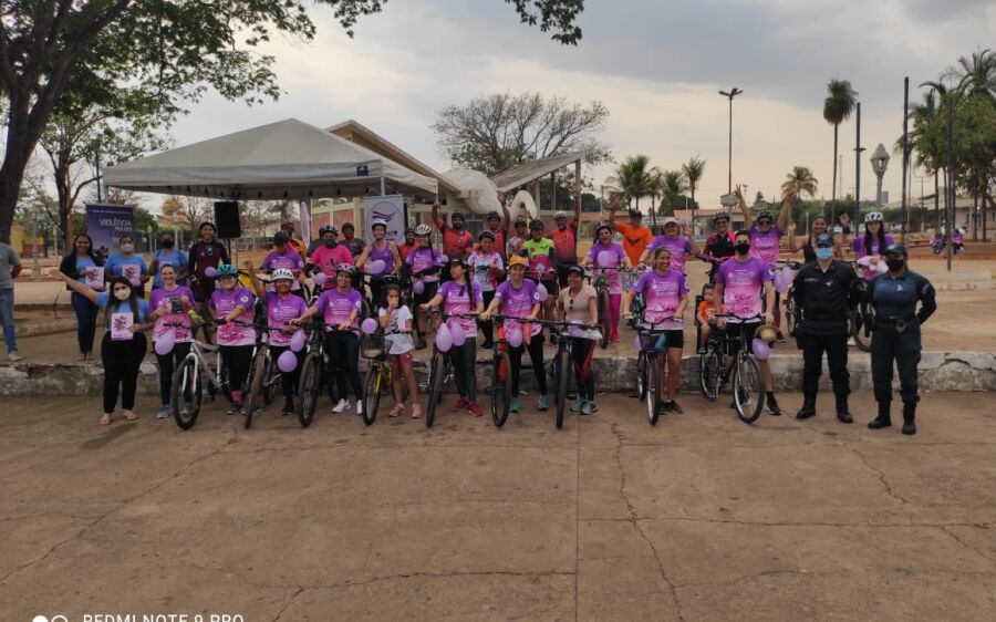 Polícia Militar de Rio Verde através do Promuse realizam Bikeata