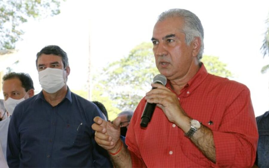 Em Itaporã, governador lança pavimentação de rodovias e anuncia construção de anel viário
