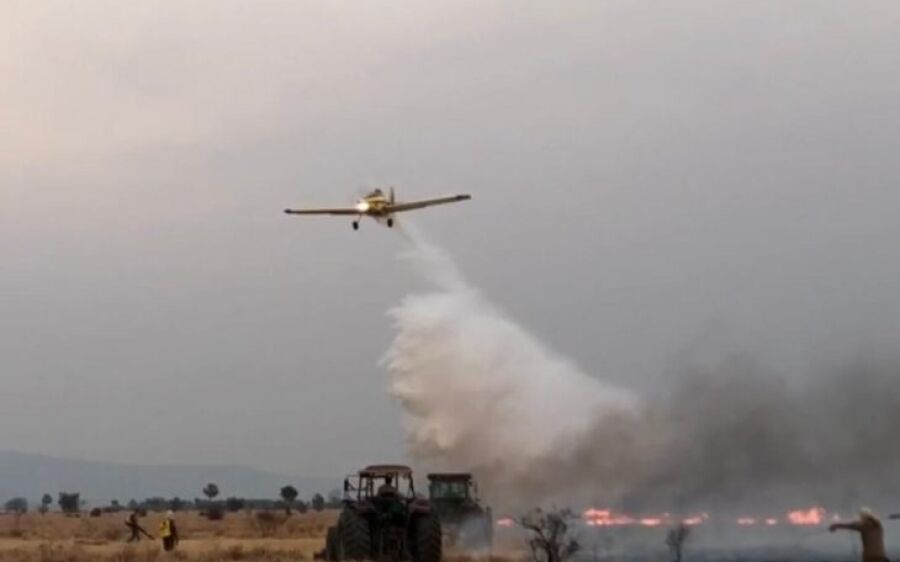 Incêndios avançam no Pantanal, após chuvas, e combate aéreo é intensificado