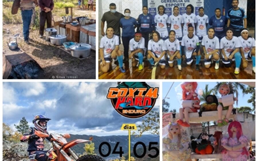 Coxim: Agenda do fim de  semana tem música, futebol, artesanato, cultura e esporte radical