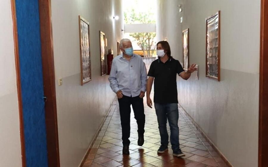 Rio Verde: Prefeito José de Oliveira visita Comunidade Kolping Frei Tomás