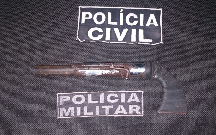 Polícia Militar e Polícia Civil prendem três autores em flagrante por porte ilegal de arma 