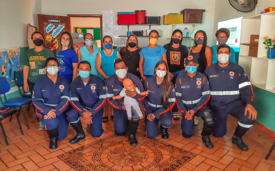 Prefeitura de Rio Verde promove curso de primeiros socorros para profissionais da educação infantil