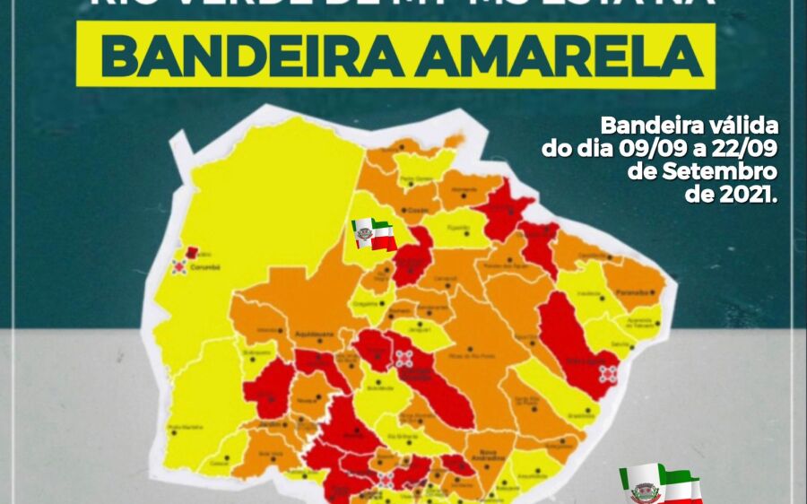 Prosseguir: Rio Verde apresenta grau tolerável de risco para covid
