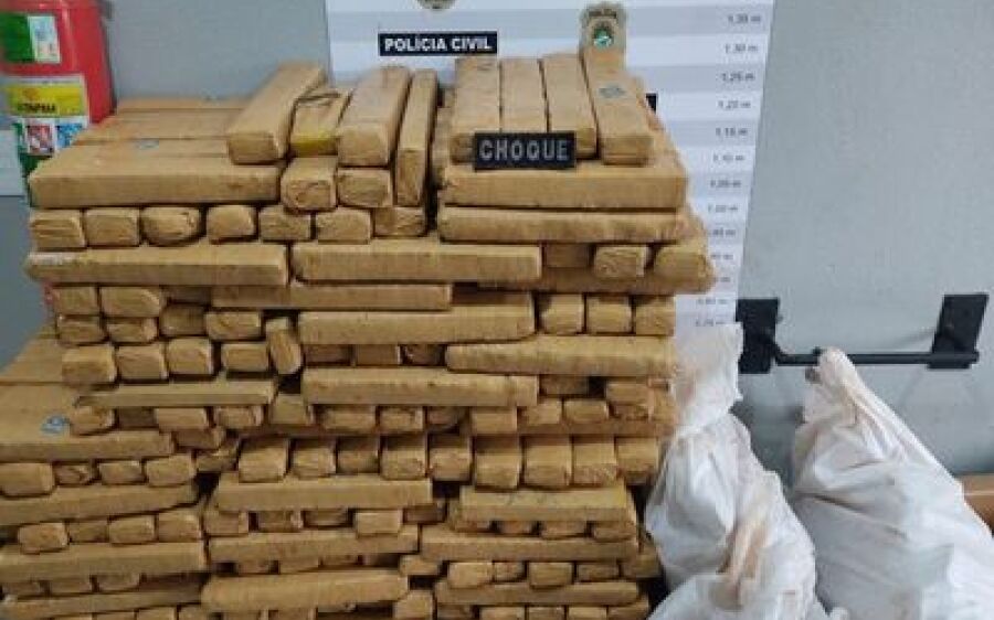Jovem é preso com meia tonelada de maconha em MS