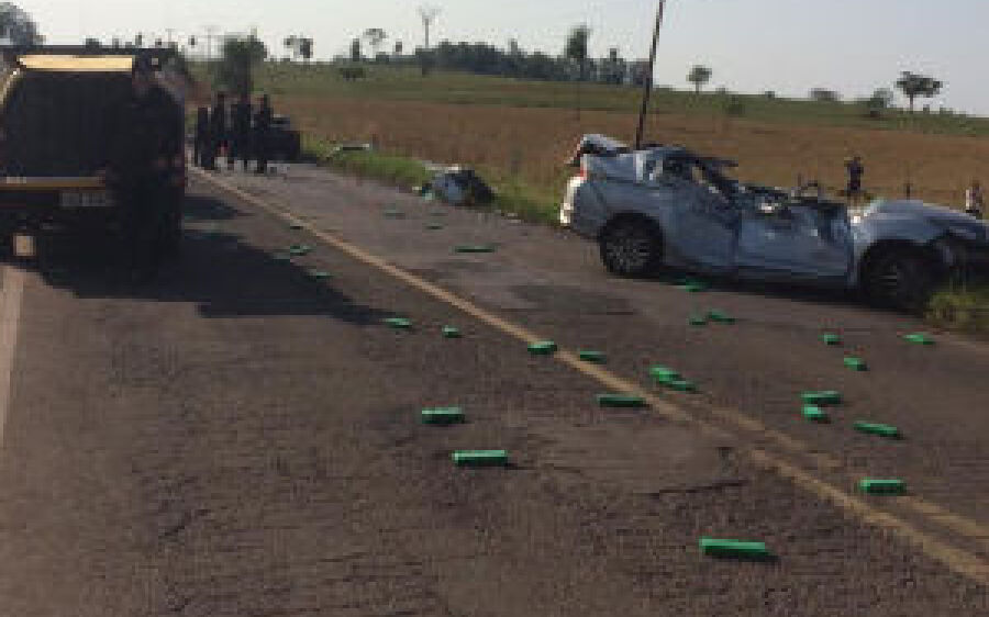 Fugindo da polícia, traficante provoca acidente com dois mortos e quatro feridos