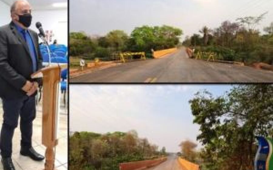 João do Posto solicita sinalização da ponte sobre o Córrego da Onça em Coxim