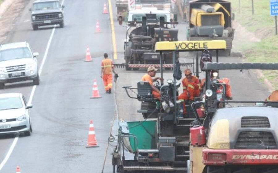 CCR MSVia informa locais da BR-163/MS com obras e reparos na pista