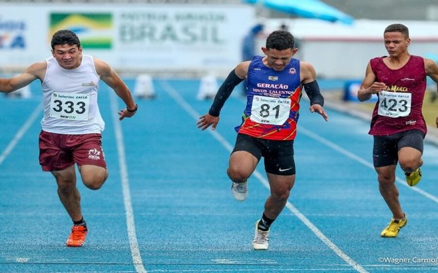 MS conquista dois ouros e um bronze no Campeonato Brasileiro Sub-16 de Atletismo