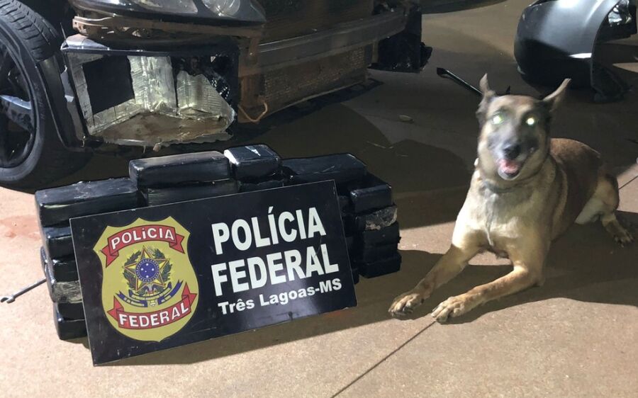 Traficante é preso em hotel de MS com 42 quilos de cocaína que levaria para Goiânia
