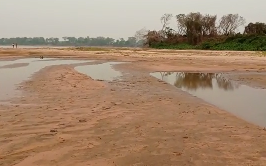 Seca no Rio Paraguai iguala nível recorde registrado há mais de um século