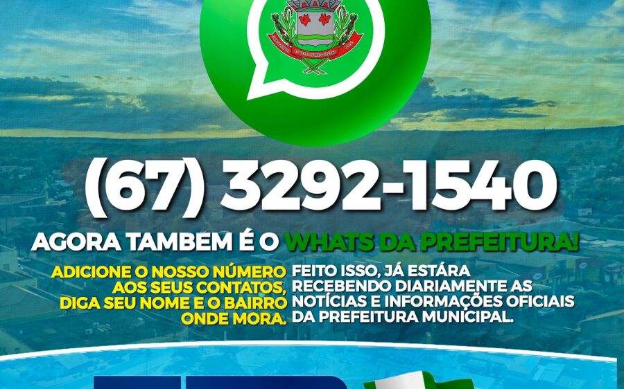 Prefeitura de Rio Verde implanta o WhatsApp com o número fixo para melhor atender a  população
