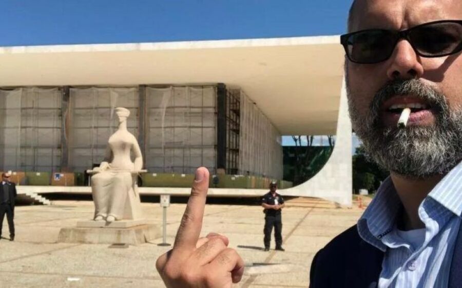 STF pede prisão e  extradição do blogueiro Allan dos Santos