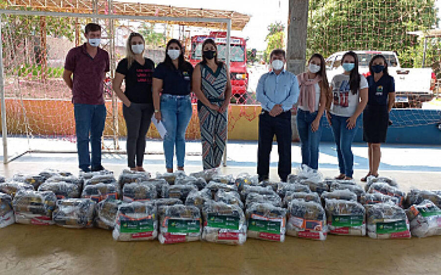 Prefeitura de Coxim e parceiros realiza a campanha Alimente a Esperança com entrega de cesta básica