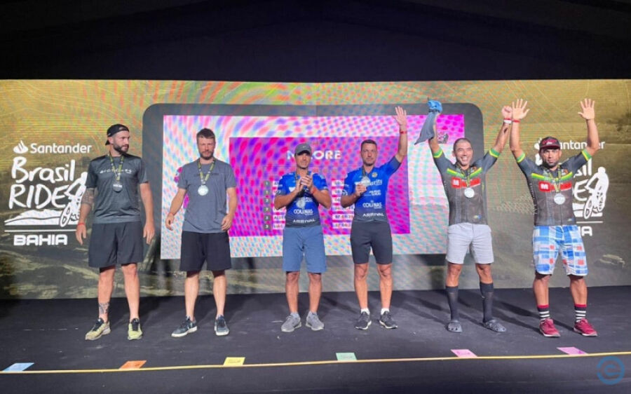Representando Costa Rica, ciclistas se destacam em etapa do Santander Brasil Ride