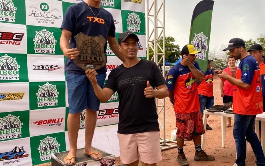 Piloto de Coxim conquista o Campeonato Heco Hard Enduro Centro Oeste