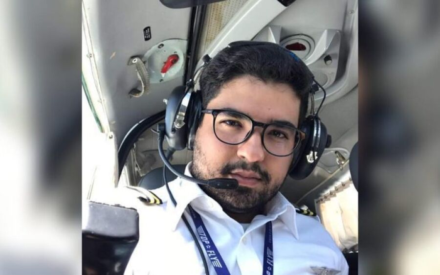 Corpo de piloto corumbaense foi encontrado a 16 km dos destroços de avião que caiu no mar